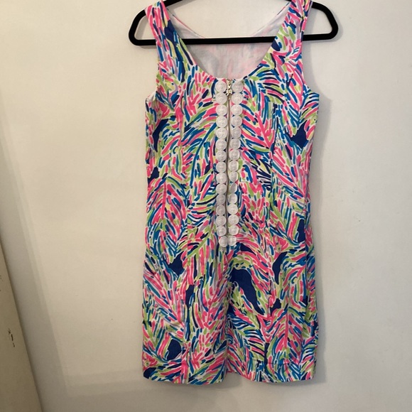 Lilly Pulitzer shift dress Indigo palm reader size 2 - Picture 9 of 10